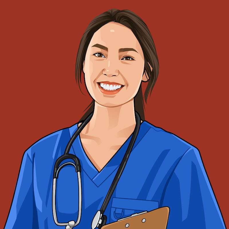 female doctor smiling